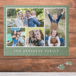 Quebra-cabeça Colagem de Galeria de 4 Fotos Personalizadas
