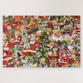 Quebra-cabeça Colagem de natais vintages