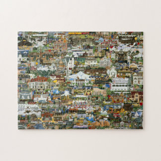 Quebra-cabeça Colagem de Oregon & de Washington