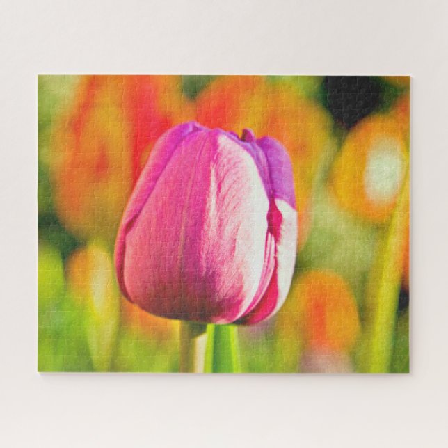 Quebra-cabeça Colagem de Tulip (Horizontal)