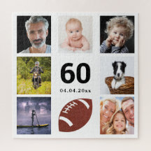 Colagem fotográfica de 60 anos, cara branca