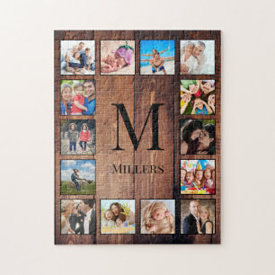 Quebra-cabeça Colagem Fotográfica Personalizada da Família Madei