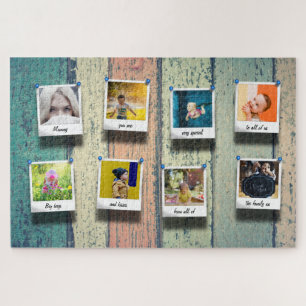 Quebra-cabeça Colagem Fotográfica Personalizada da Família Vinta