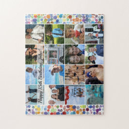Quebra-cabeça Colagem personalizada de fotos de aniversário