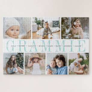 Quebra-cabeça Colagem Personalizada Grammie 7 Fotografias de Net