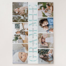 Quebra-cabeça Colagem Personalizada Grammie 7 Fotografias de Net