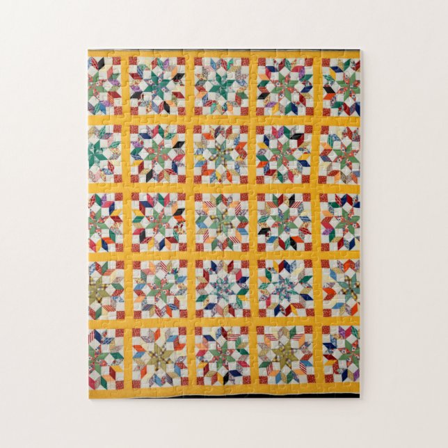 Quebra-cabeça Colcha de rodas do carpinteiro (Vertical)