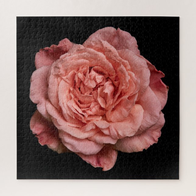 Quebra-cabeça Coleção Elegante Rosa em Preto (Vertical)