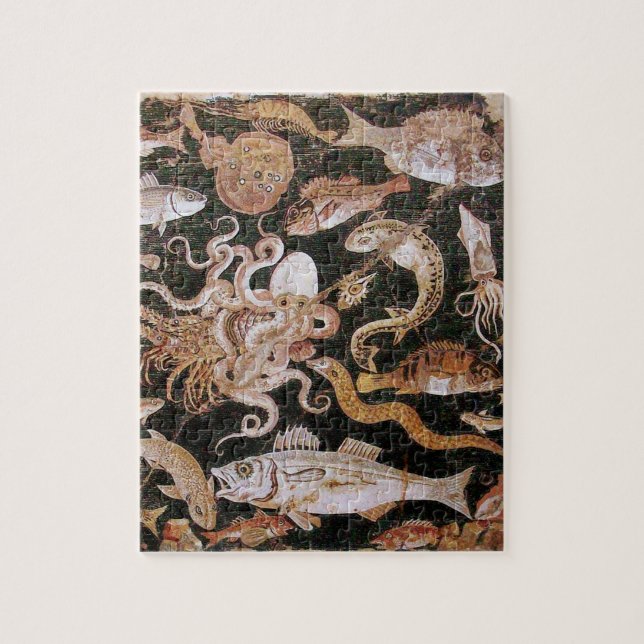 QUEBRA-CABEÇA COLEÇÃO POMPEII/OCEANO - CENA DA VIDA MARÍTIMA (Vertical)