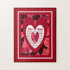 Quebra-cabeça Coleus Close com John 3:16