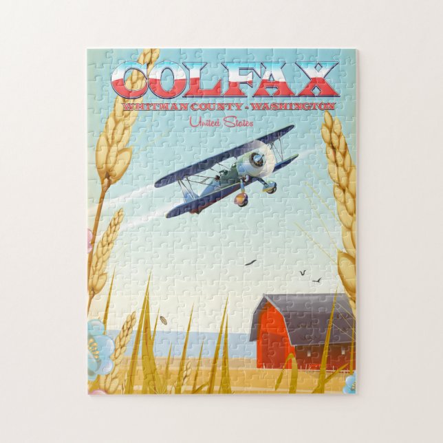 Quebra-cabeça Colfax Condado de Whitman, Washington, Estados Uni (Vertical)