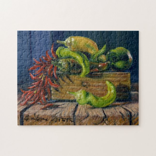 Quebra-cabeça "Colheita de Pimenta" (Horizontal)