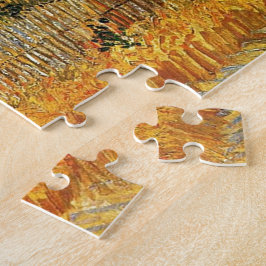 Quebra-cabeça Colheita em La Crau, com Montmajour.