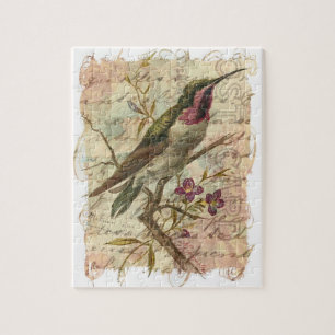 Quebra-cabeça Colibri do vintage