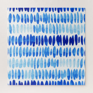 Quebra-cabeça Colírio Azul: Abstrato sem água