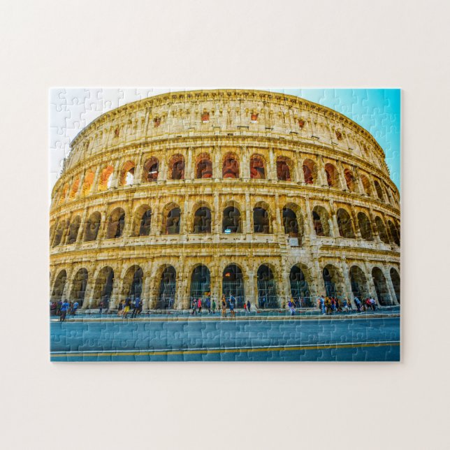 Quebra-cabeça Coliseu Roma. (Horizontal)