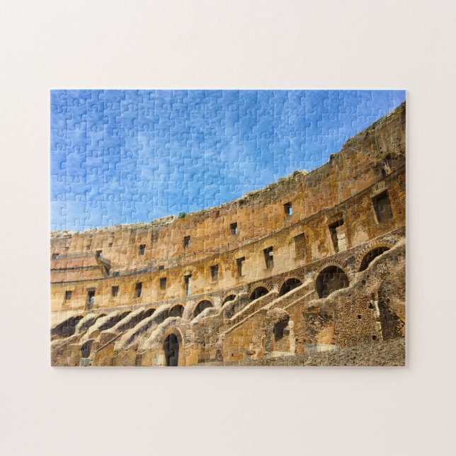 Quebra-cabeça Coliseu Roma. (Horizontal)