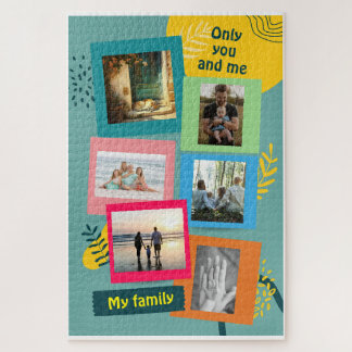 Quebra-cabeça Collage de fotos familiar Personalizado