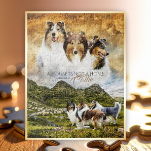 Quebra-cabeça Collies Retrato & Ovinos Herdados + Cotação -