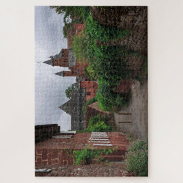 Quebra-cabeça Collonges-la-Vermelho, a vila vermelha em France