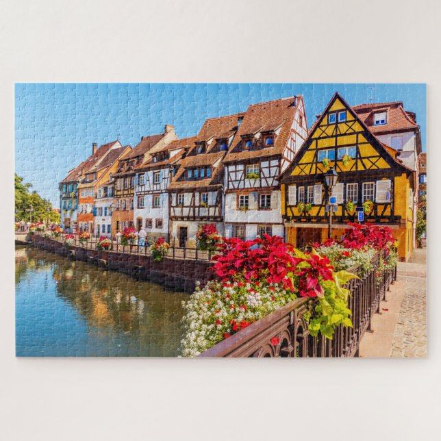Quebra-cabeça Colmar, Alsace, França.  (Horizontal)
