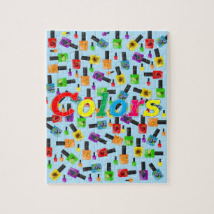 Quebra-cabeça Colores Fruta Unha Polonês