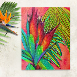 Quebra-cabeça Colorful Bird of Paradise Flower
