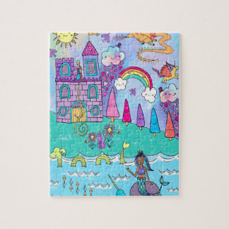 Quebra-cabeça Colorful Kawaii Magical Fantasy Fairytale Quebra-c