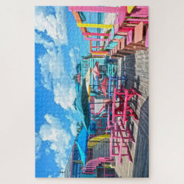 Quebra-cabeça Colorful Tropical Bahamas Bar and Grill