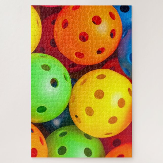 Quebra-cabeça Colorida de Pickleball (Vertical)