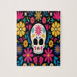 Quebra-cabeça Colorida Dia Floral Dos Mortos
