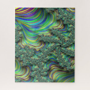 Quebra-cabeça Colorida Fractal