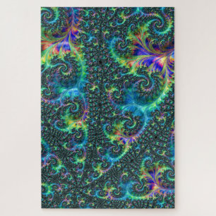 Quebra-cabeça Colorida Fractal