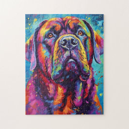 Quebra-cabeça Colorida Mastiff