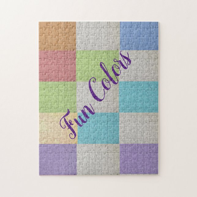 Quebra-cabeça Coloridos (Vertical)