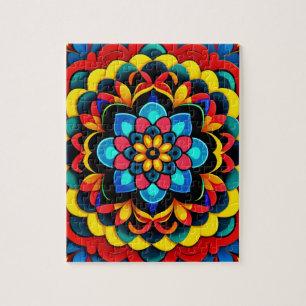 Quebra-cabeça Colorir Mandala