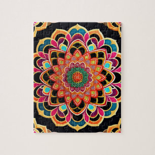 Quebra-cabeça Colorir Mandala