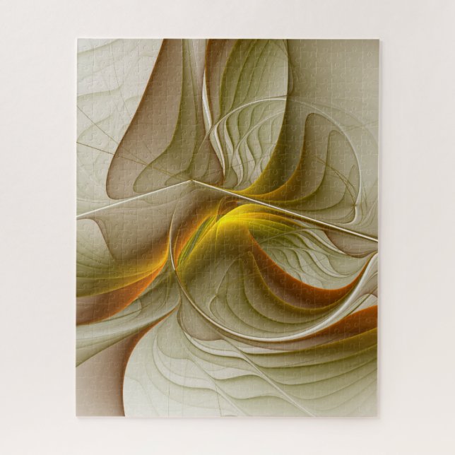 Quebra-cabeça Colors of Precious Metals, Abstract Fractal Art (Vertical)