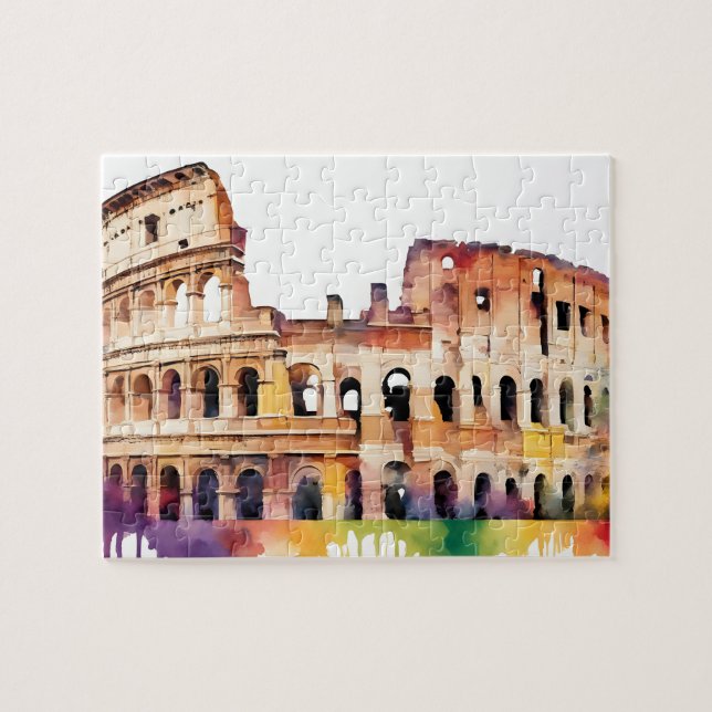 Quebra-cabeça Colosseo Roma Italia (Horizontal)