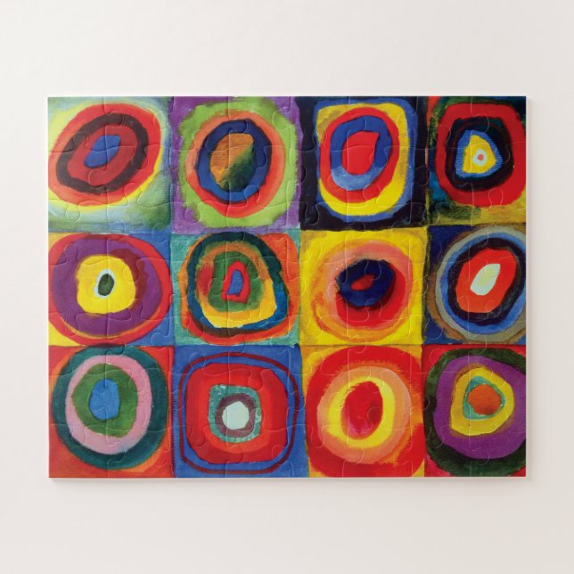 Quebra-cabeça Colour Study de Wassily Kandinsky (Horizontal)