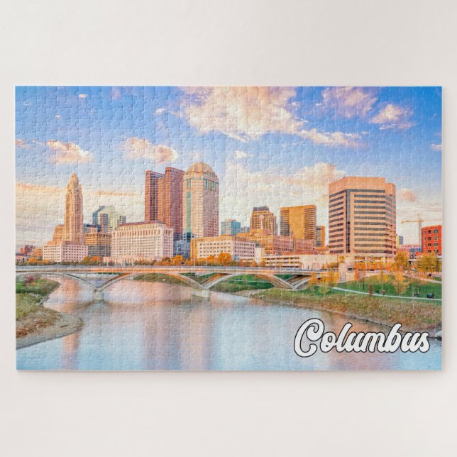 Quebra-cabeça Columbus, Ohio, Estados Unidos (Horizontal)