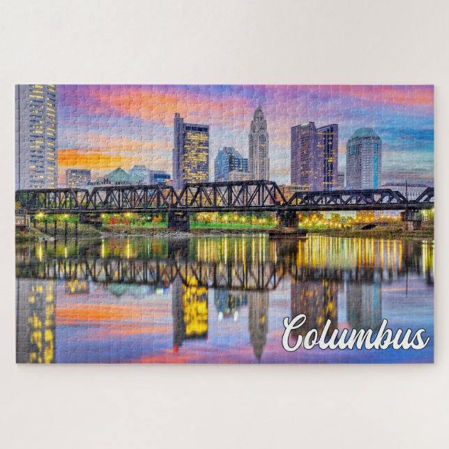 Quebra-cabeça Columbus, Ohio, Estados Unidos (Horizontal)