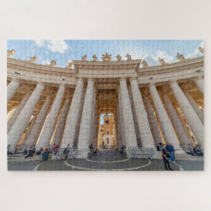Quebra-cabeça Colunata de Bernini, Praça de São Pedro, Roma, Itá