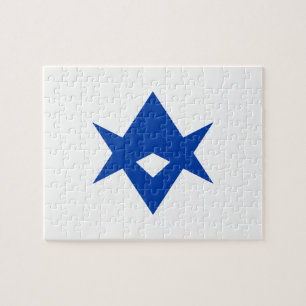 Quebra-cabeça com a Bandeira da Cidade de Toyota,