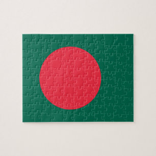 Quebra-cabeça com Bandeira de Bangladesh
