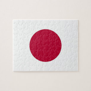 Quebra-cabeça com bandeira do Japão