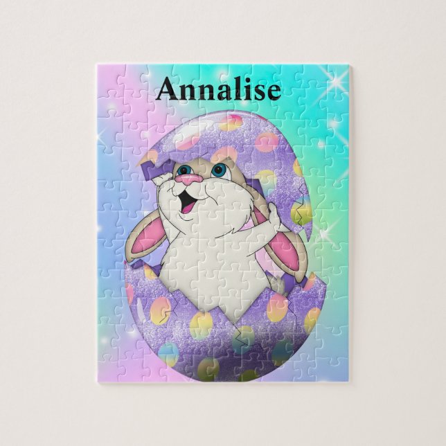 quebra-cabeça com coelho (Vertical)