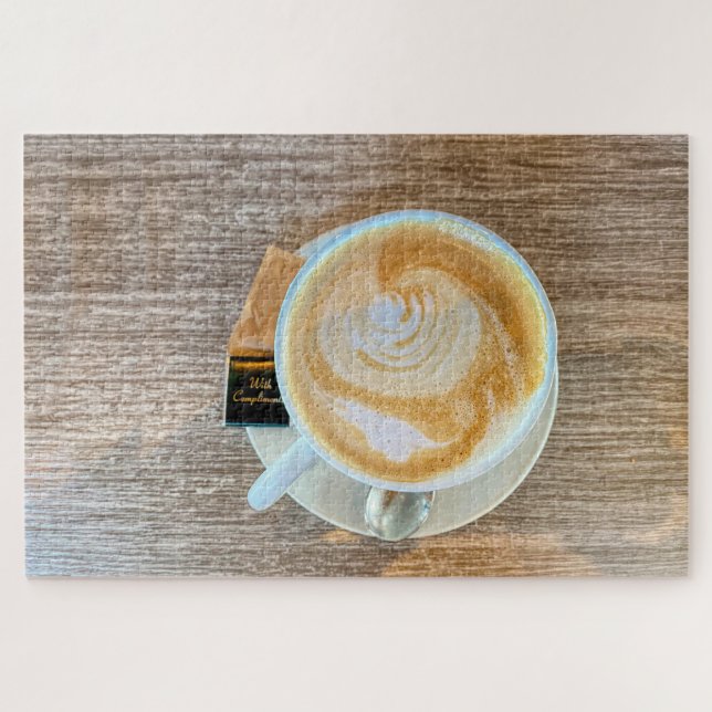 Quebra-cabeça Com o Café de Cumprimentos (Horizontal)