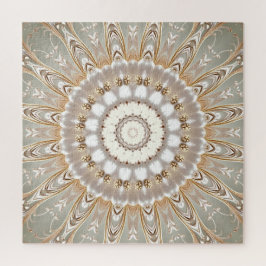 Quebra-cabeça com Padrão de Mandala Floral Ornamen