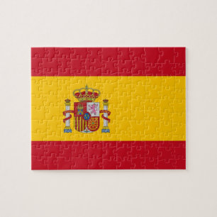 Quebra-cabeça com Sinalizador de Espanha